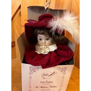 The Heirloom Tradition Maud Humphrey Bogart Vintage Doll Head Ornament H1370 Mic